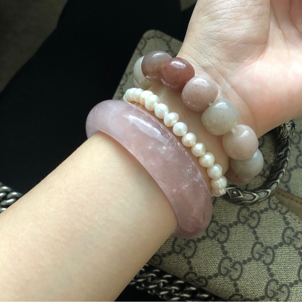 Yu Tai Cui Jade Taro Bobo Bracelet Set